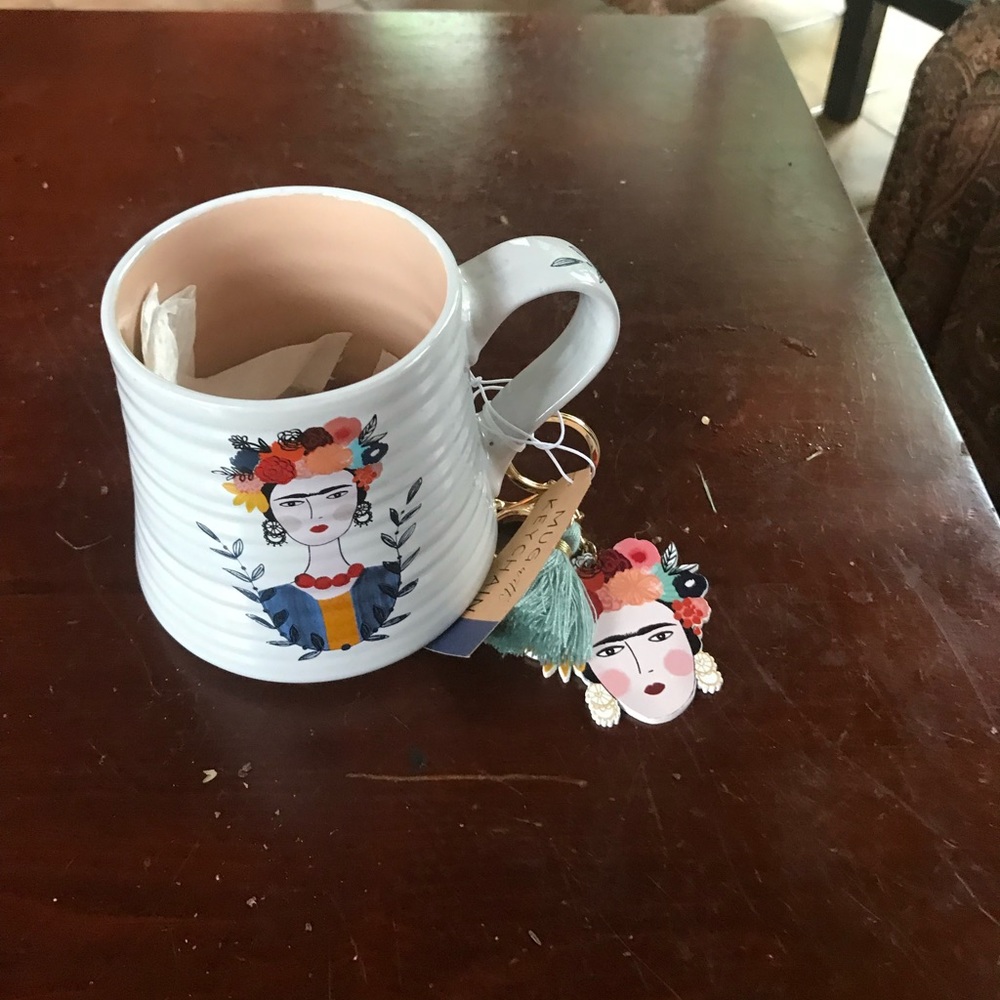Prima Designs Frida Kahlo Keychain and Coffee Mug